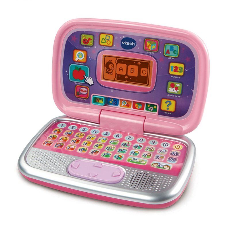 Vtech diverpink pc computador infantil educativo rosa