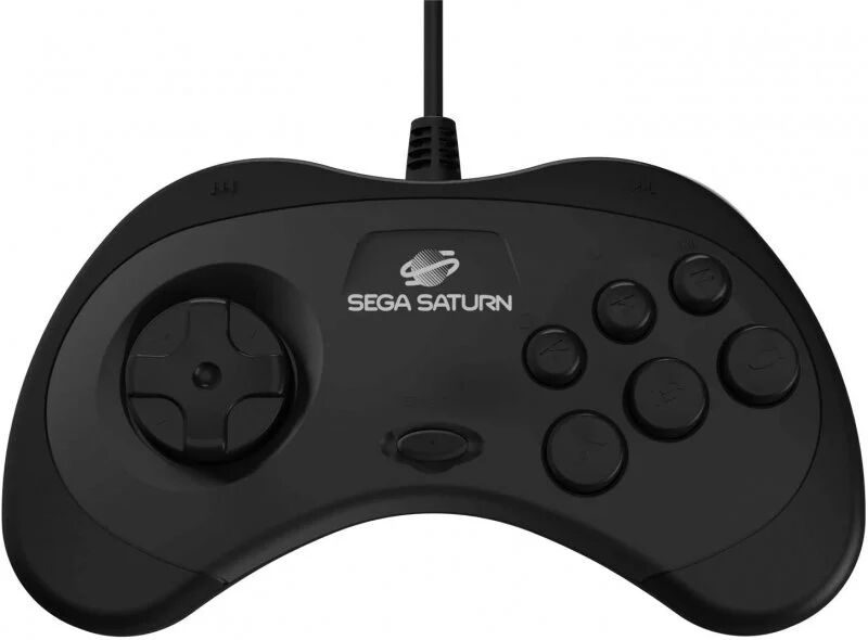 Retro-bit gamepag sega saturn usb preto