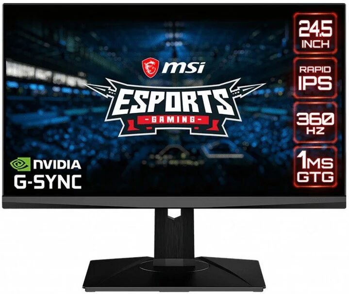 MSI oculus nxg253r 24.5" led ips fullhd 360hz g-sync