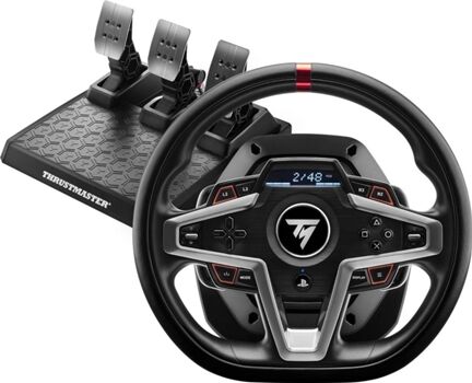 Thrustmaster Volante + Pedais T248 (Multiplataforma - Preto)