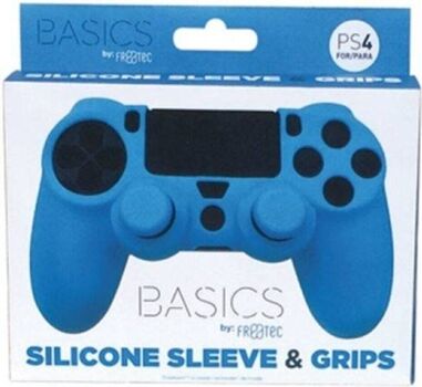 Woxter Protetor de Silicone + Grips PS4 Basics (Azul)