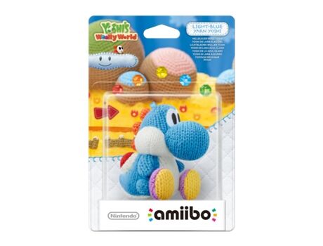 Nintendo Figura Amiibo Yoshi Lã Azul