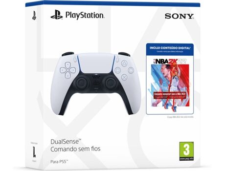 Sony Conjunto Jumpstart: Comando sem fios DualSense + NBA 2K22 (PS5)