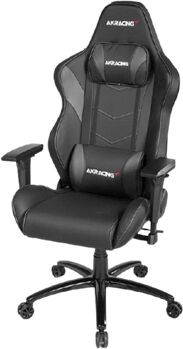 Akracing Cadeira Gaming Core Lx Plus (Até 150 kg - Elevador a gás Classe 4 - Preto)