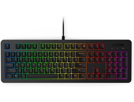 Lenovo Teclado Gaming Legion K300 RGB (Membrana - Português - Preto)