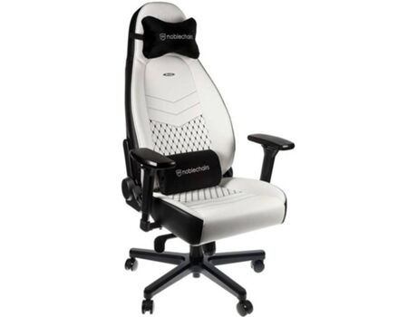 Noblechairs Cadeira Gaming Icon Pu (Branco e Preto)