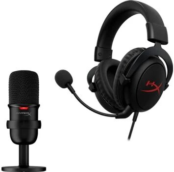 Hyper X Kit Gaming Auscultadores HYPERX Core + Microfone HYPERX Solocast