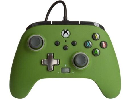 Power-A Comando com fios Soldier (Xbox One - Verde)