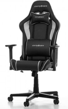 Dxracer Cadeira Gaming Prince Series P08-PC (Até 150 kg - Elevador a Gás Classe 4 - Preto)