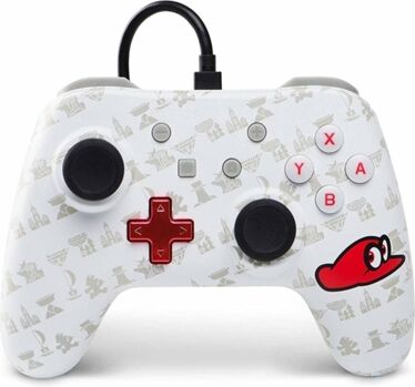 Power-A Comando Gaming POWER A Super Mario Wired Controller Chrome Mario Link