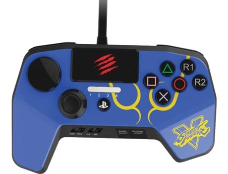 Mad Catz Comando PS4 SFV Fightpad PRO A4 Blue Chun Li