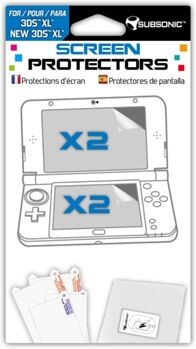 Subsonic Proteção de Ecrã Nintendo 3DS XL x4