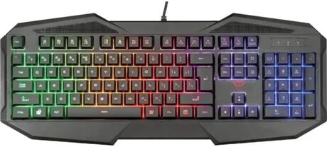 Trust Teclado Gaming 830-RW Avonn (Membrana - Português - Preto)