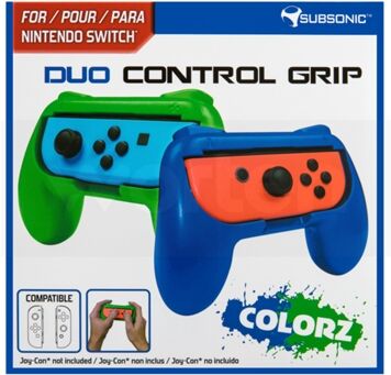 Subsonic Pack de 2 Grips Colorz (Nintendo Switch - Azul e Verde)