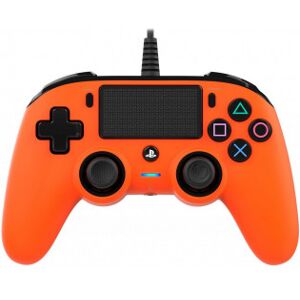 Nacon Wired Compact Controller -Spelkontroll, Orange, Ps4