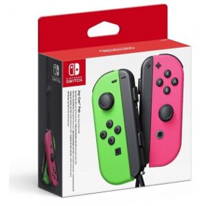 Nintendo Joy-Con Pair -Spelkontrollpar, Neongrön Och Neonrosa, Switch