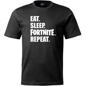 T-shirt Eat Sleep Fortnite   Barn/Baby100clSvart Svart