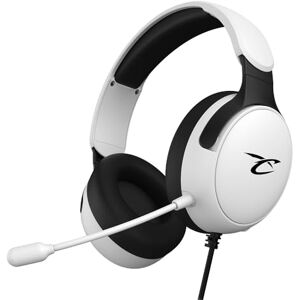 Subsonic - Astra gaming headset for PS5 PS4 PC Xbox, gamer headset with 40 mm speakers, tiltable microphone, integrated volume control and mute button - White and black