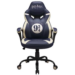 Subsonic Harry Potter - Junior gamer chair - Gaming office chair Black and gold - Official License