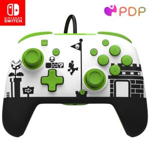 PDP Switch Rematch Wired controller SUPER MARIO Officially Licensed by Nintendo - Customizable buttons, sticks, triggers, and paddles - Ergonomic Controllers