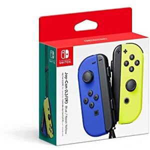 Nintendo Switch Pair of Joy-Con Controllers Left Blue/Right Neon Yellow [video game]