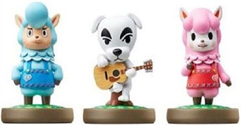 Refurbished: Nintendo Amiibo Animal Crossing Triple Pack (K.K. Slider, Reese, Cyrus)