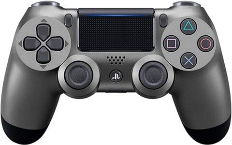 Refurbished: PS4 Official Dual Shock 4 Steel Black Controller