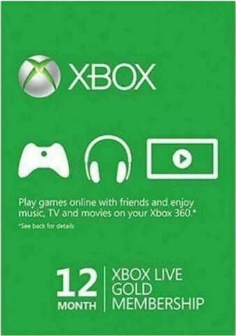 Refurbished: Xbox Live Gold (S) 12 Month