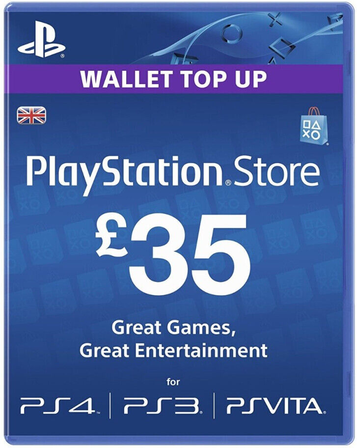 Sony Computer Entertainment Playstation Network Card PS3 / Vita / PS4 / PS3