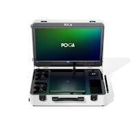 Indi Gaming POGA Pro White Portable Console Case with Monitor - PS4 Slim UK