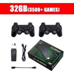 High Discount Consoller 4K HD 2.4G Wireless 3500 Spil 32GB Retro Mini Classic Gaming Gamepads TV Family Controller PS1/GBA/MD 32bit