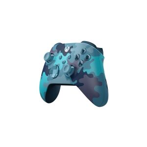 Microsoft Xbox Wireless Controller - Mineral Camo Special Edition - gamepad - trådløs - Bluetooth - akvamarin, camouflage, mørk purpur, strålende lilla, mineralblå - for PC, Microsoft Xbox One, Microsoft Xbox One S, Microsoft Xbox One X, Android, iOS, Mic