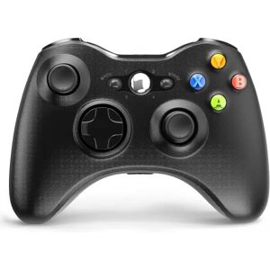 Microsoft Xbox 360 trådløs controller 2,4 GHz gamepad Joystick trådløs controller (sort)