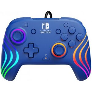 PDP Afterglow Wave Wired Controller - Trådbaseret Spilcontroller, Blå,