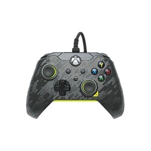 PDP Manette filaire pour Xbox et PC Carbone électrique - Publicité