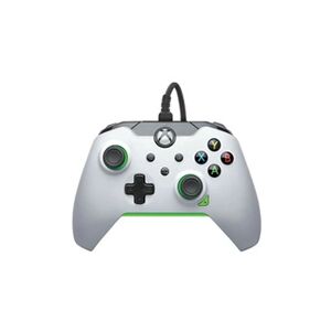 PDP Manette filaire pour Xbox et PC Blanc fluo - Publicité