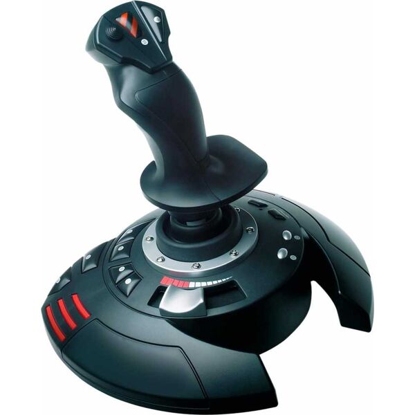 thrustmaster 4160526 joystick pc,playstation 3 analogico usb colore nero, rosso, argento - t.flight stick x 4160526