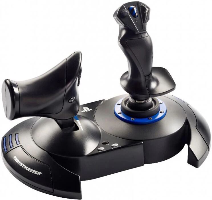 Thrustmaster T.Flight Hotas 4 Nero, Blu USB 2.0 Joystick Digitale PC, PlayStation 4