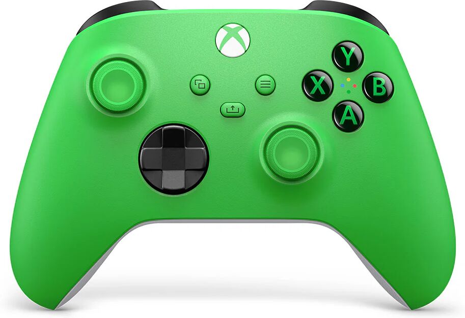 microsoft controller wireless per xbox - velocity green