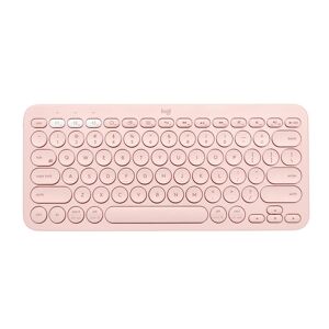 Logitech Wireless-Tastatur »K380 Multi-Device Rosa« Rosa Größe