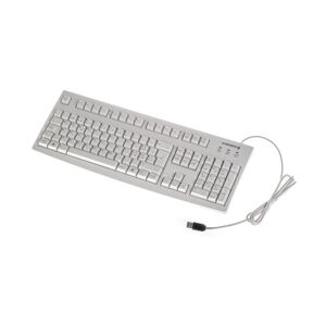 Cherry PC-Tastatur »G83-6105«, (Ziffernblock) weiss/grau Größe