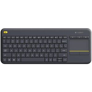 Logitech PC-Tastatur »K400 Plus US-Layout«, (Ziffernblock-Touchpad) grau Größe