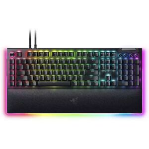 Razer - Blackwidow V4 Pro Green Switch Swiss Layout, Black,