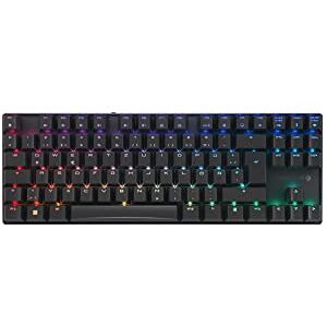 CHERRY MX 8.2 TKL Wireless, kabellose mechanische Gaming-Tastatur ohne Nummernblock, Deutsches Layout (QWERTZ), RGB-Beleuchtung, inkl. Metallkoffer für Transport, MX RED Switches, Schwarz