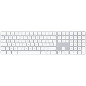 Apple Magic Keyboard mit Ziffernblock: Bluetooth, wiederaufladbar. Kompatibel mit Mac, iPad oder iPhone; Deutsch, Silber