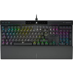 Corsair K70 RGB PRO Mechanische Kabelgebundene Gaming-Tastatur CHERRY MX RED Linear Switches PBT Double-Shot Keycaps iCUE-Kompatibel QWERTZ DE PC, Mac, Xbox Schwarz