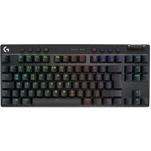 Logitech G PRO X TKL LIGHTSPEED kabellose Gaming-Tastatur, ultramobiles Design ohne Ziffernblock, LIGHTSYNC RGB, PBT-Tastenkappen, Tactile Switches (GX Brown), QWERTZ Deutsches Layout, Schwarz