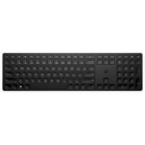 HP 450 Programmierbare Wireless-Tastatur   QWERTZ Layout   USB Dongle   20 programmierbare Tasten   bis zu 20 Monate Betriebsdauer   2 x AAA-Batterien inkl.   Schwarz