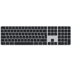 Apple Magic Keyboard mit Touch ID und Ziffernblock: Bluetooth, wiederaufladbar. Kompatibel mit Mac Computern Chip; Italienisch, Schwarze Tasten