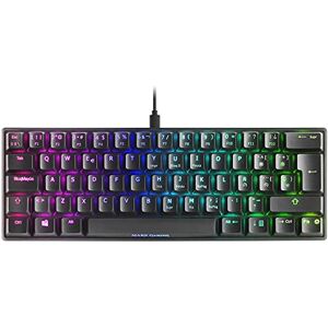 MARSGAMING Mars Gaming MKMINIRES, Ultra-Kompakte Mechanische Tastatur, Full RGB Chroma, Schalter OUTEMU PRO Rot, Schwarz, Spanisch Sprache